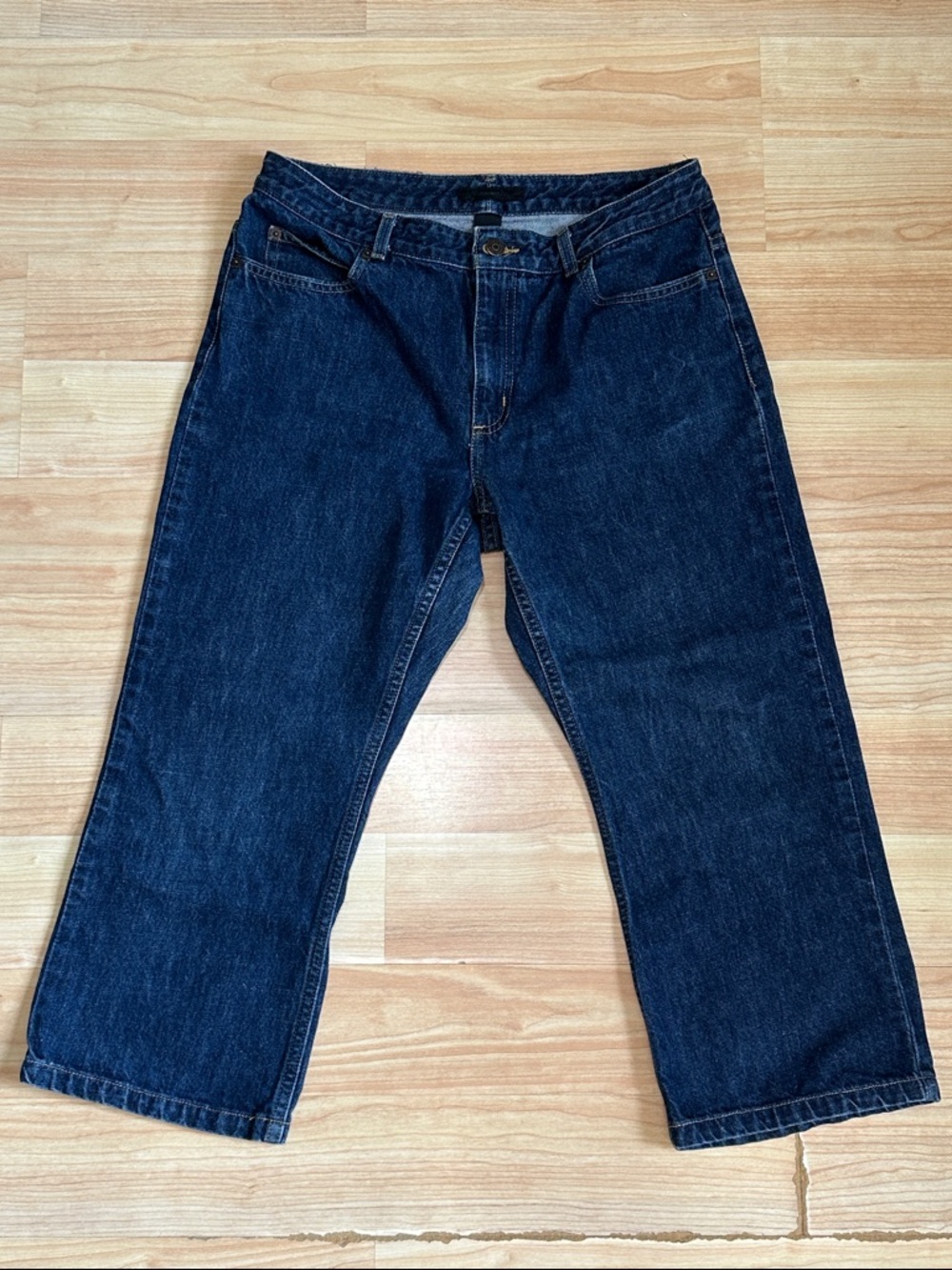 The Limited High-Rise Wide Leg Cropped Jeans - Size 12